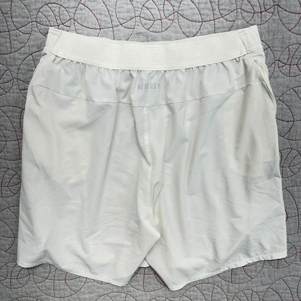 adidas HIIT Workout Heat.RDY Shorts Chalk White IS3733 / Mens Large
